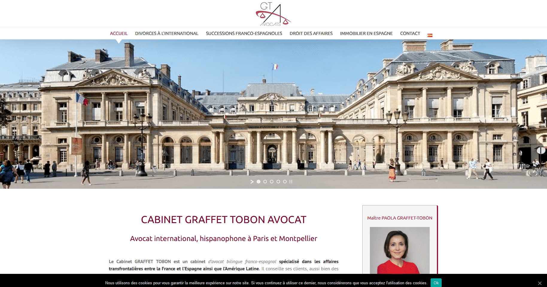 Site web graffet-tobon-avocats.com réalisé par The Webmaster