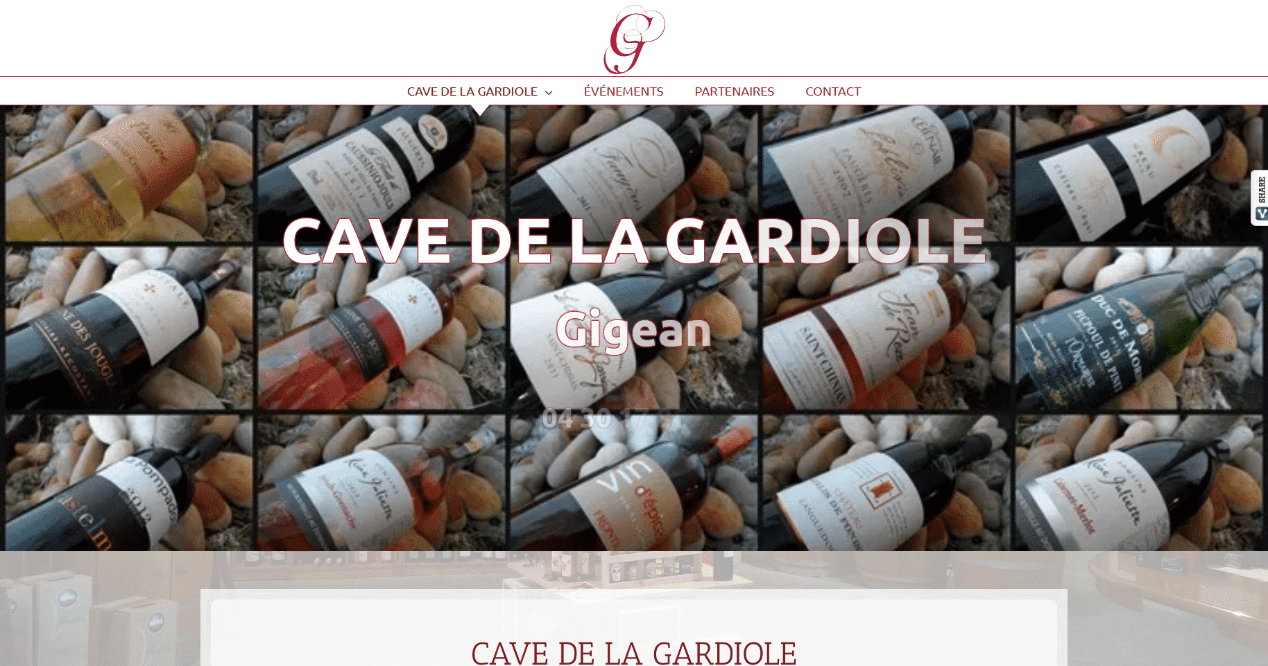 Caviste cave à vins régionnaux bouteille ou vrac spiritueux gigean