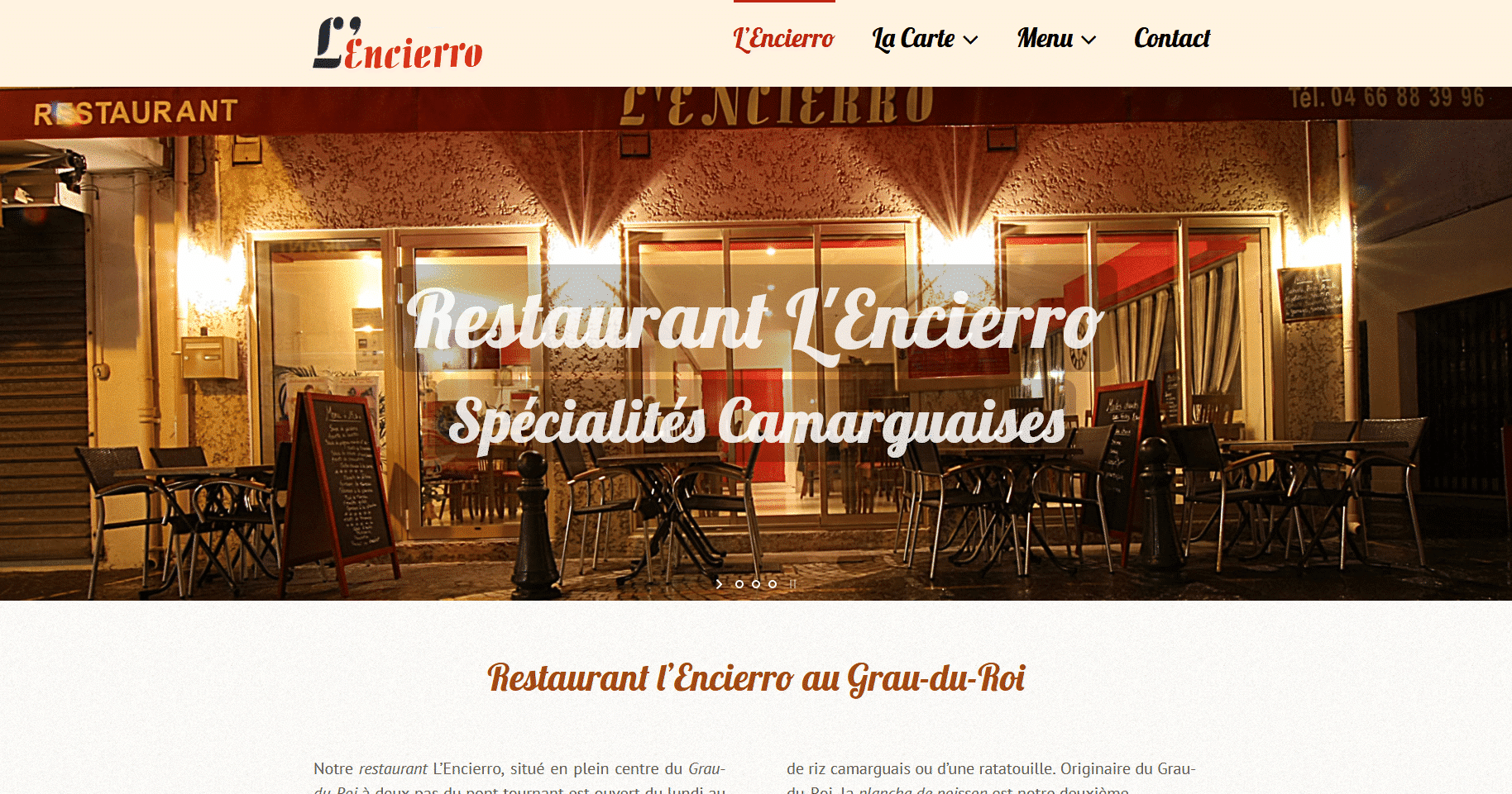 L Encierro Restaurant L encierro Restaurant Grau du Roi