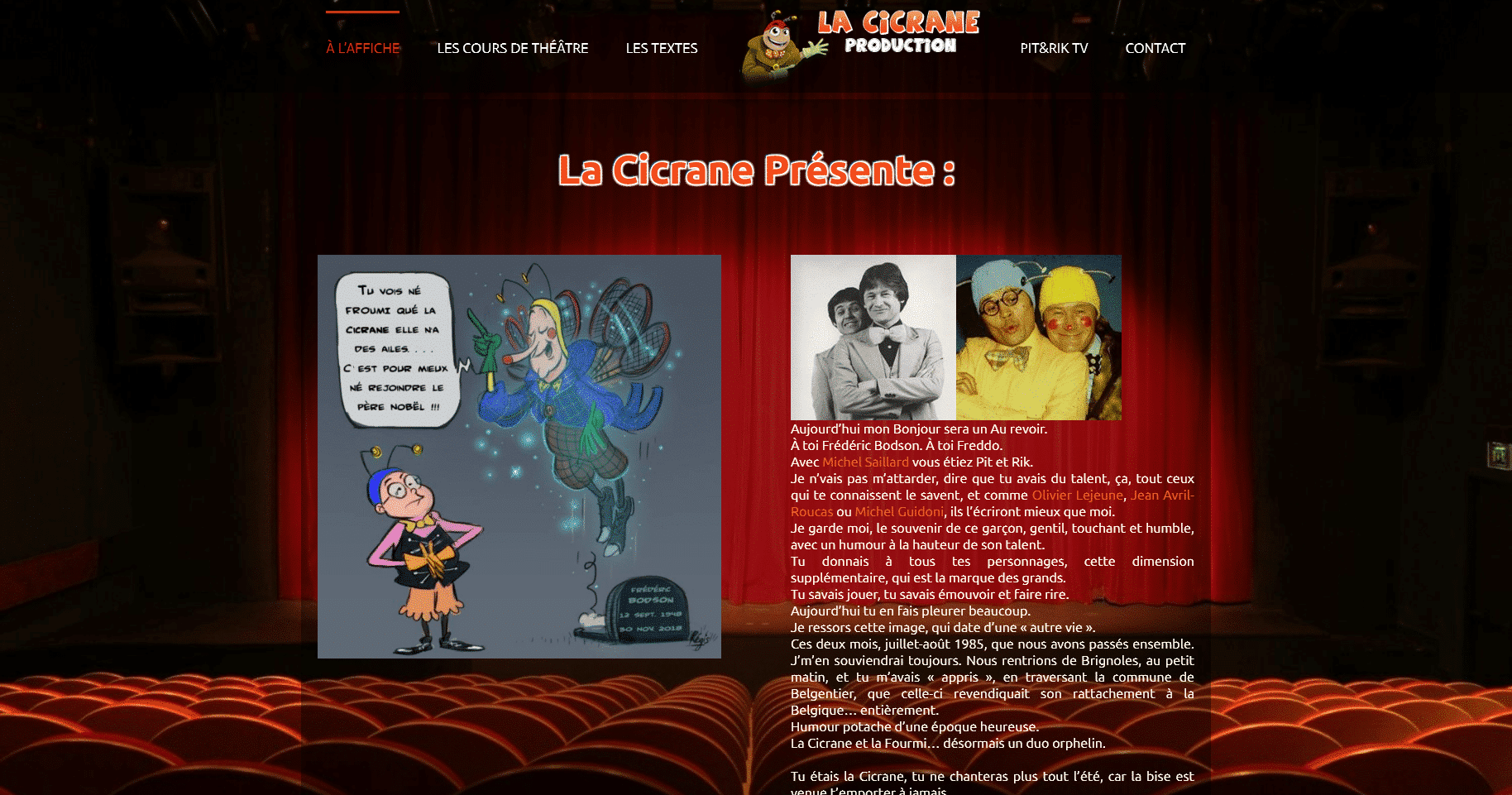 La Cicrane Théâtre Montpellier La Cicrane Production