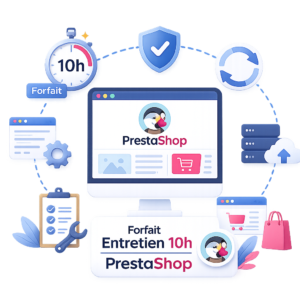 Entretien forfait 10h : Prestashop
