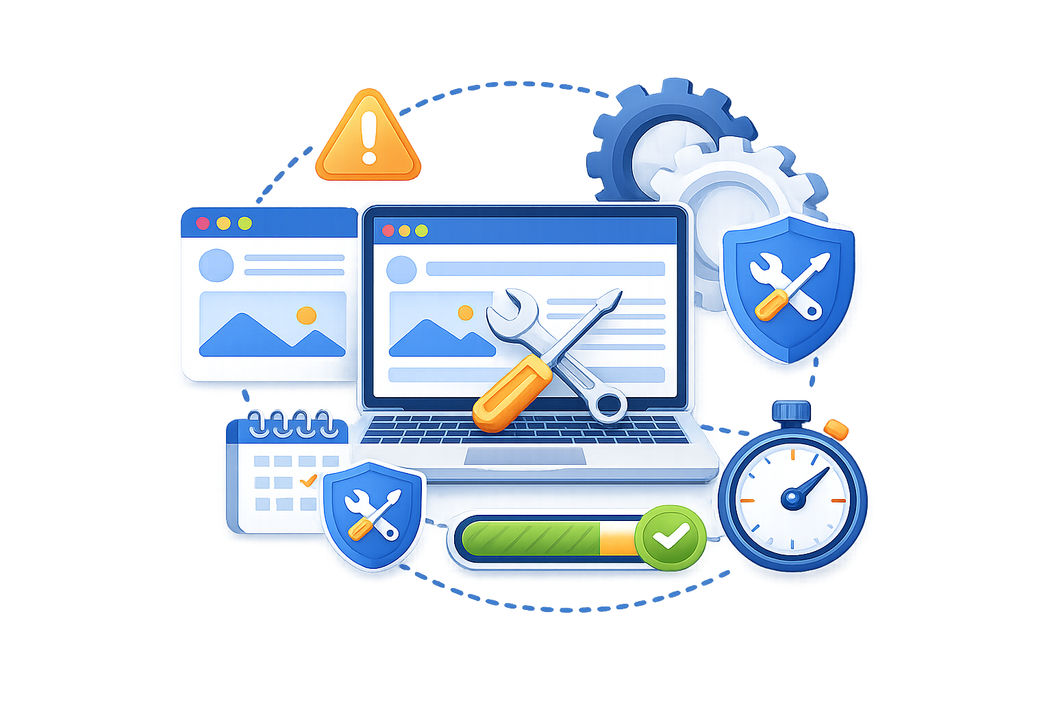 Entretien & maintenance de site Internet