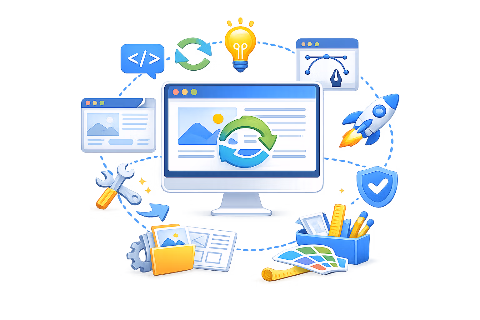 Refonte de site web par un webmaster freelance