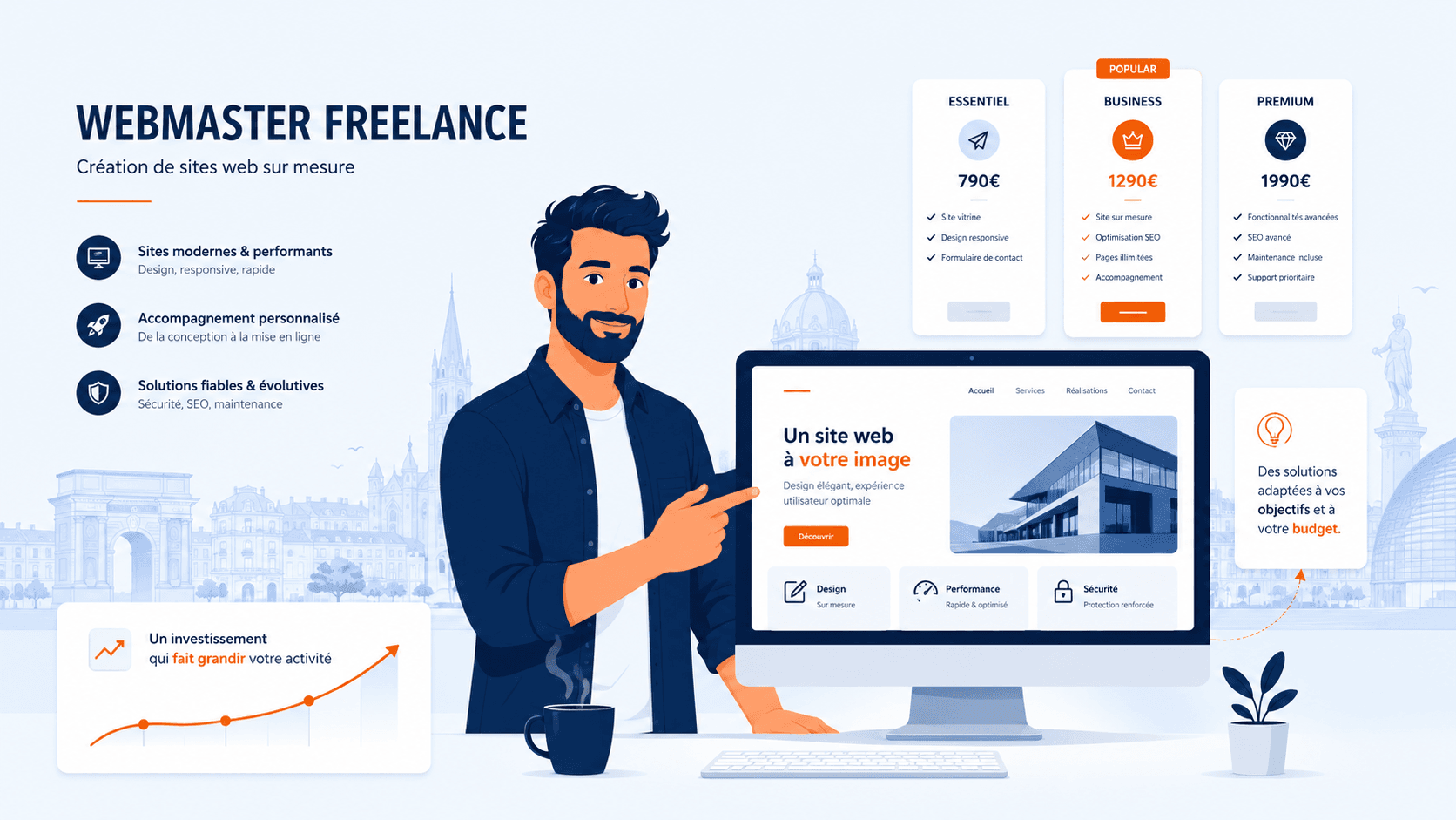 Combien coûte la création d&rsquo;un site internet à Montpellier en 2026 ?