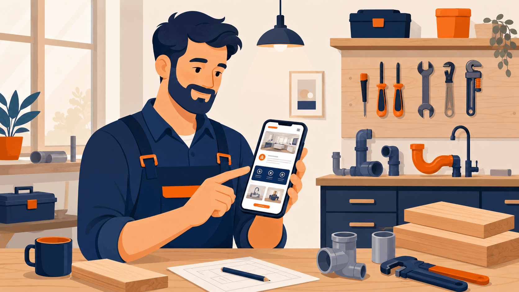Atelier de bricolage moderne et