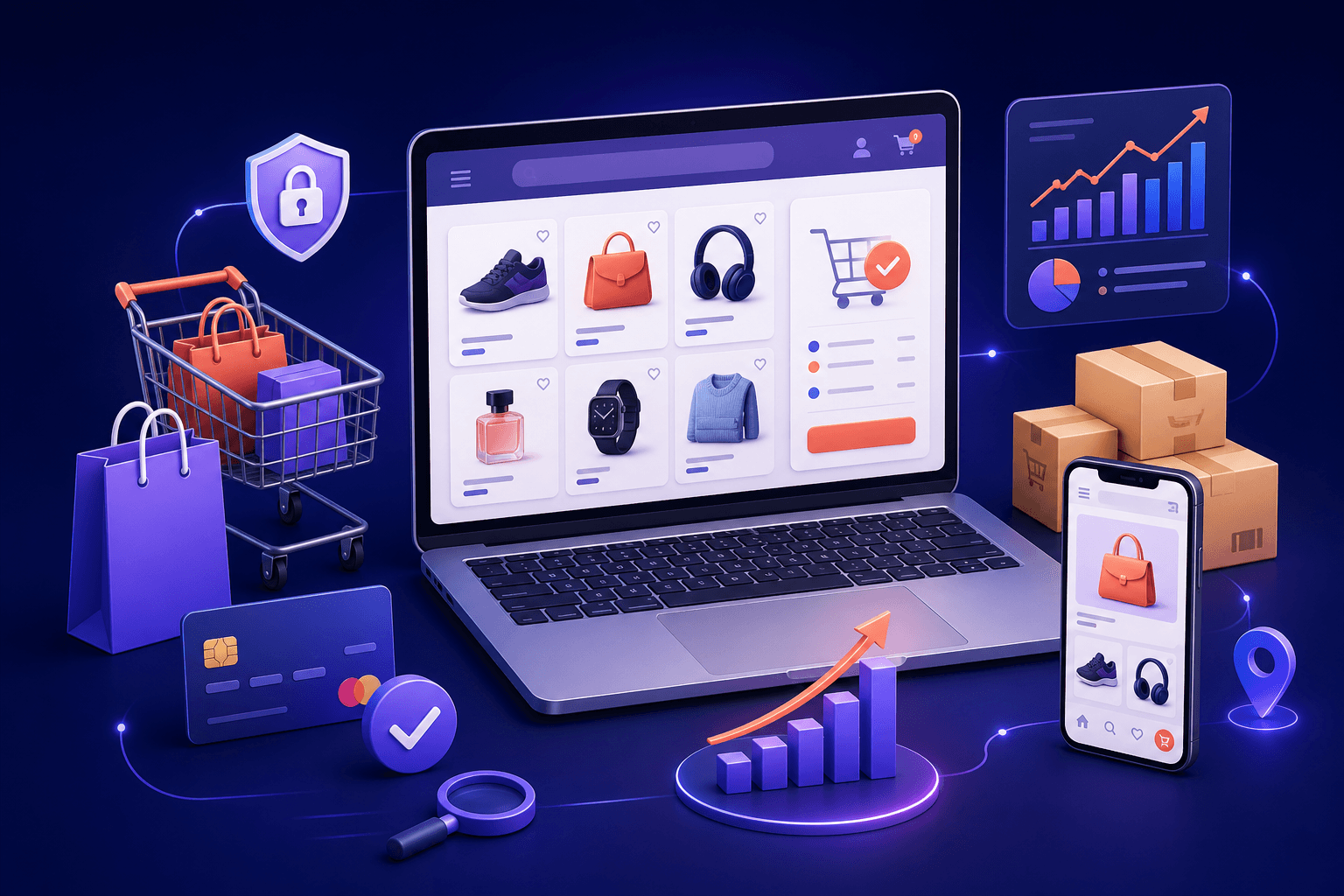 Création de site e-commerce WooCommerce et PrestaShop par un webmaster freelance