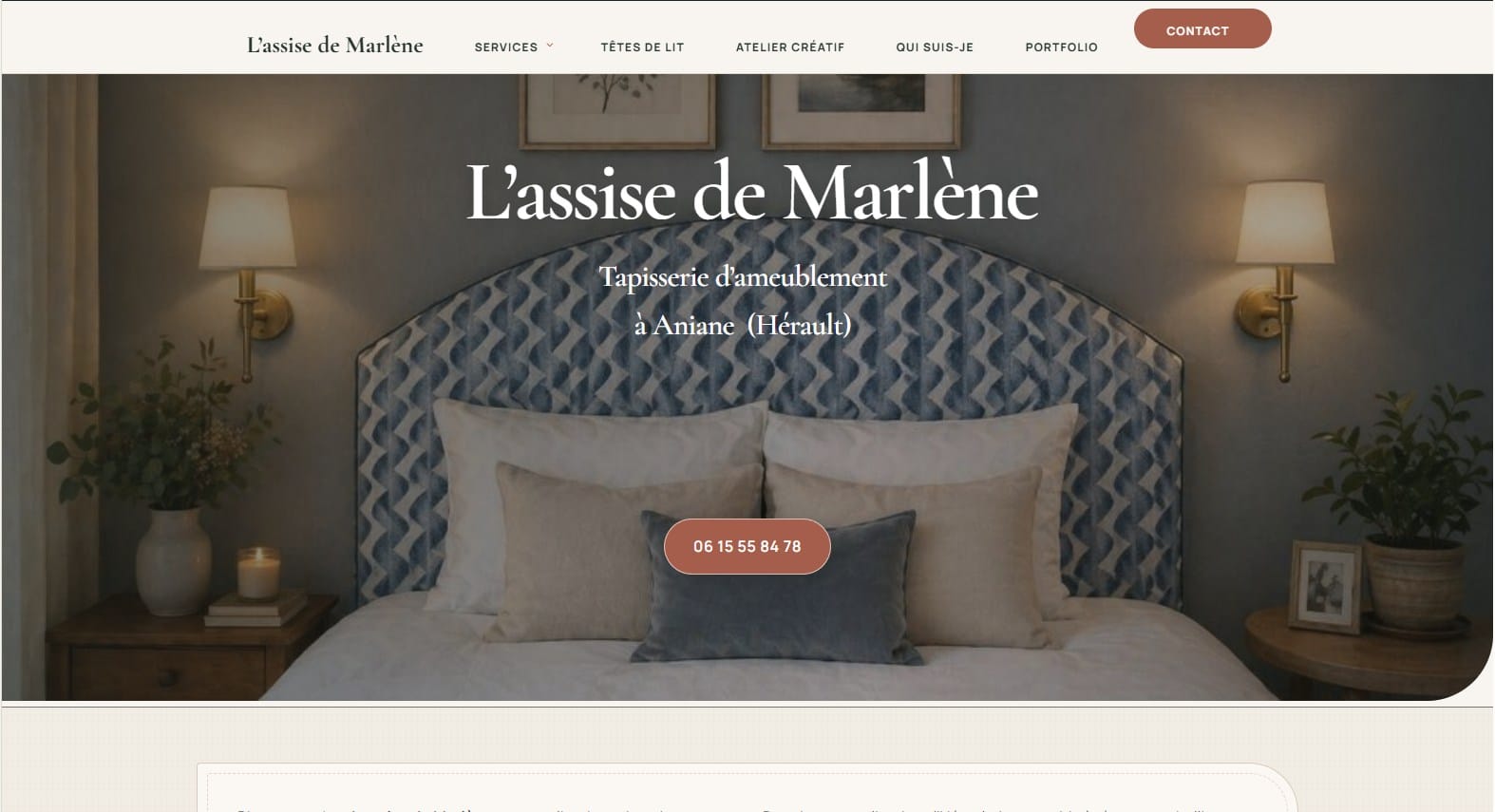 Création du site web Makaria, entretien de sépultures